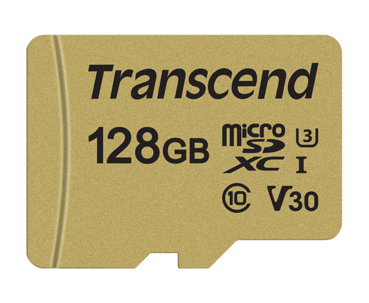 Transcend TS128GUSD500S memory card 128 GB MicroSDXC NAND Class 10