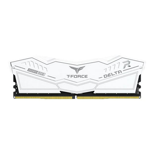 FF4D516G5200HC40CBK Team T-Force 16Gb 5200Mhz Delta RGB DDR5 White CL40 Desktop Memory&nbsp;