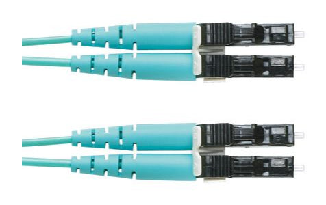 Panduit FZ2ELLNLNSNM007 fiber optic cable 275.6" (7 m) 2x LC OM4 Aqua color