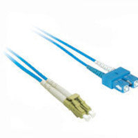 C2G 5m LC/SC Plenum-Rated Duplex 50/125 Multimode Fiber Patch Cable fiber optic cable 196.9" (5 m) Blue