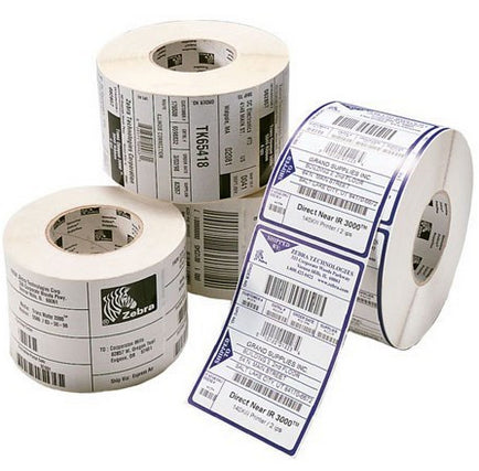 LABEL, PAPER, 4X3IN (101.6X76.2MM); TT, Z-PERFORM 1500T, COATED, PERMANENT ADHES