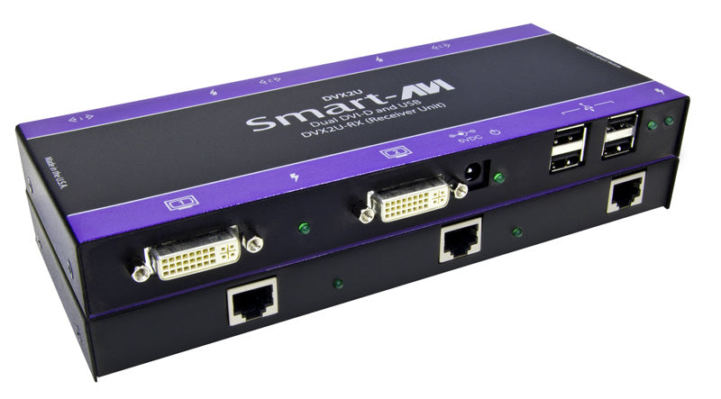 DVX-2US - Smart-AVI 2 DVI-D AND USB OVER CAT6 STP EXTENDER.