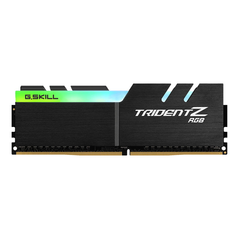 F4-3200C16D-32GTZRX - G.Skill Trident Z RGB 32GB 2x16GB DDR4-3200 CL16 Desktop Memory Kit