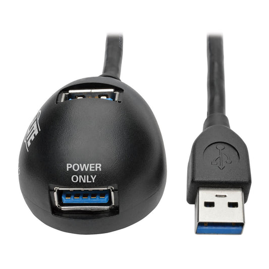 U324-006-DSK2 - Tripp Lite 6FT 2-PORT USB 3.0 SUPERSPEED DESKTOP EXTENSION CABLE M/F 6