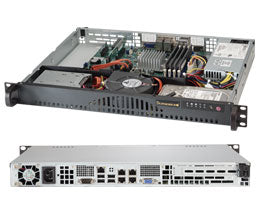 SYS-5018A-MLTN4 - Supermicro SUPER SERVER-INTEL, CSE-512L-200B, A1SAM-2550F, BLACK