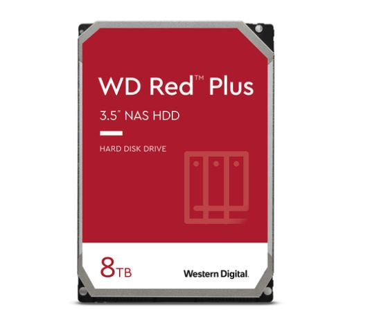 Western Digital Red Plus WD80EFZZ 3.5" 8000 GB Serial ATA III