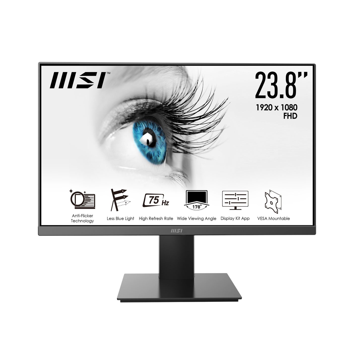 MSI Pro MP241X 23.8" 1920 x 1080 pixels Full HD LCD Black