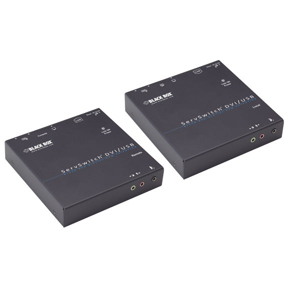 KVM EXTENDER - DVI-D, USB-HID, SINGLE-ACCESS, SINGLE-MODE FIBER, TAA