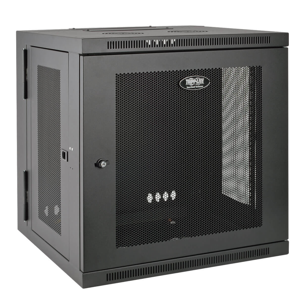 12U WALL MOUNT RACK ENCLOSURE SERVER CABINET SWINGING HINGED DOOR DEEP