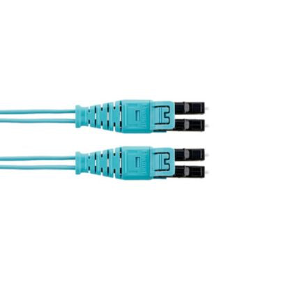 Panduit FZ2ERQ1Q1SNM028 fiber optic cable 1102.4" (28 m) LC OFNR OM4 Aqua color