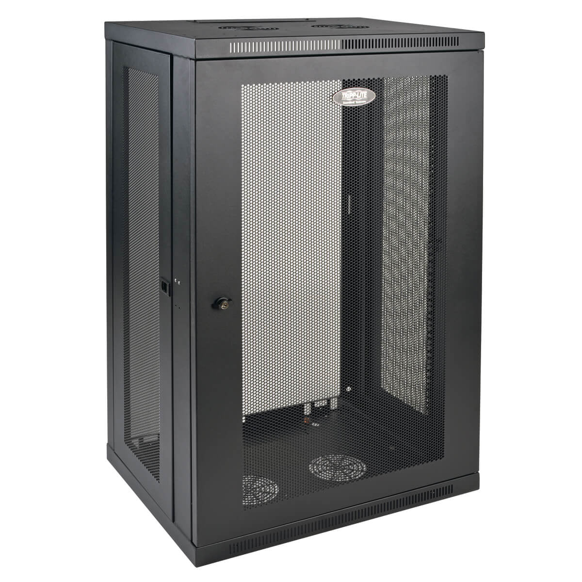 21U WALL MOUNT RACK ENCLOSURE SERVER CABINET W/ DOOR AND SIDE PANELS