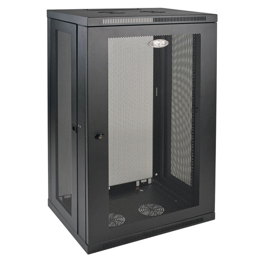 21U WALL MOUNT RACK ENCLOSURE SERVER CABINET W/ DOOR AND SIDE PANELS