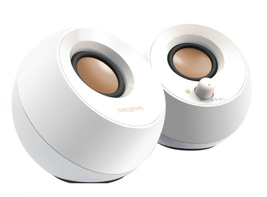 51MF1680AA001 - Creative Labs CREATIVE PEBBLE (WHITE)-SYS,SPKR CREATIVE PEBBLE WW-R N WH,MODEL NO.MF1680,SPEAK
