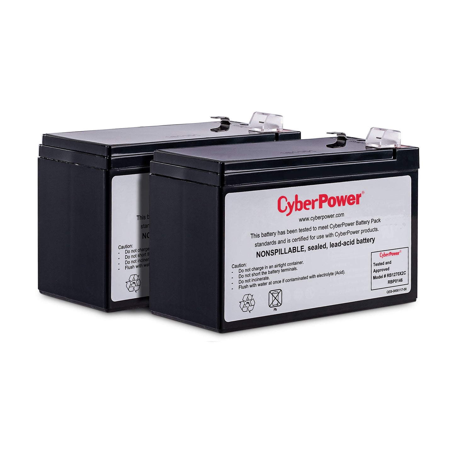 CyberPower RB1270X2C UPS battery Sealed Lead Acid (VRLA) 12 V 7 Ah