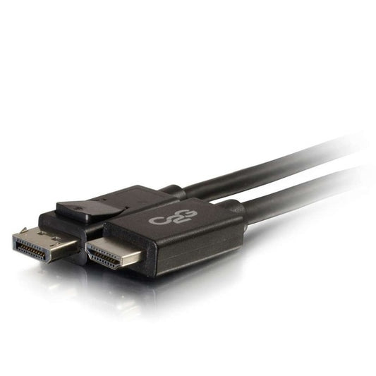 54326 - C2G 6FT DISPLAYPORT&TRADE MALE TO HD MALE ADAPTER CABLE - BLACK (TAA COMPLIANT)