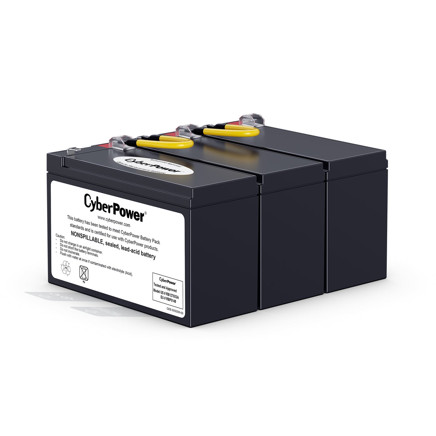 CyberPower RB1270X3A UPS battery Sealed Lead Acid (VRLA) 12 V 7 Ah