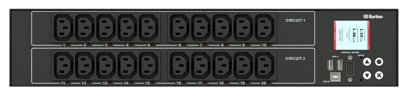 Raritan PX3-5460R-C5 power distribution unit (PDU) 20 AC outlet(s) 2U