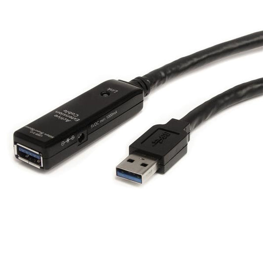 StarTech.com USB3AAEXT3M USB cable 118.1" (3 m) USB 3.2 Gen 1 (3.1 Gen 1) USB A Black