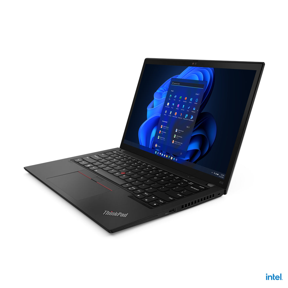 Lenovo ThinkPad X13 i7-1270P Notebook 13.3" Touchscreen WUXGA IntelÂ® Coreâ„¢ i7 16 GB LPDDR5-SDRAM 512 GB SSD Wi-Fi 6E (802.11ax) Windows 11 Pro Black