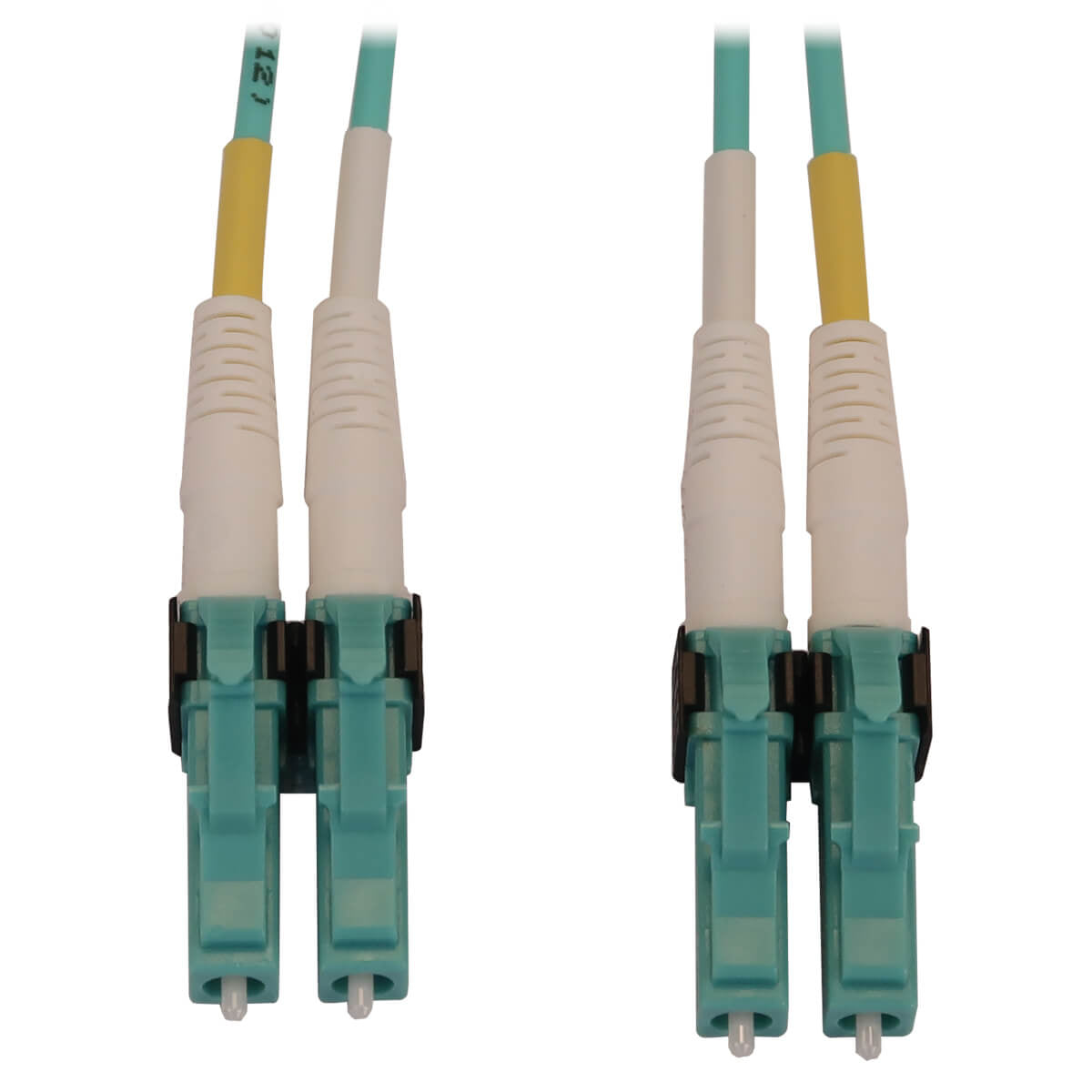 Tripp Lite N820X-10M-OM4 fiber optic cable 393.7" (10 m) LC OFNR Aqua color