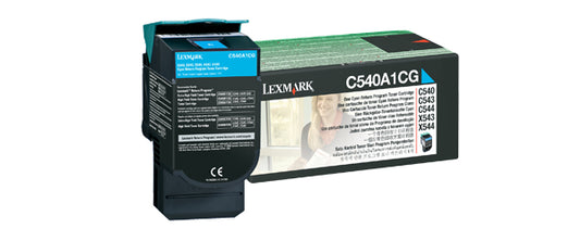 Lexmark C540A4CG toner cartridge Original Cyan 1 pcs