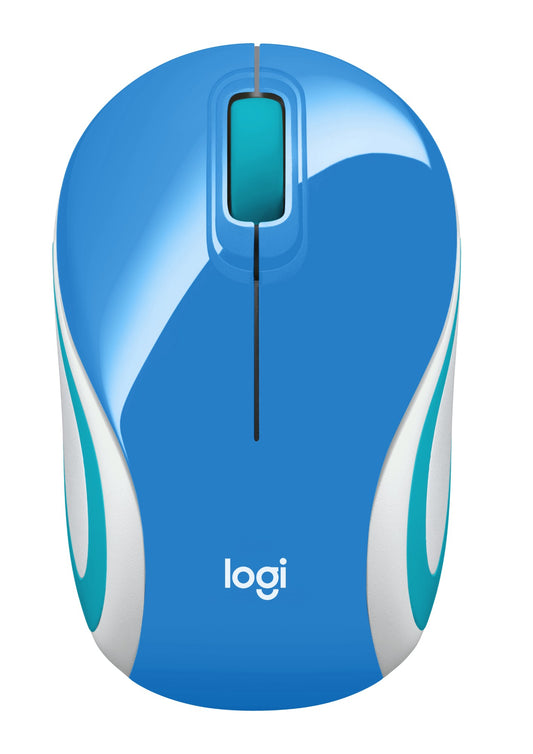 Logitech M187 mouse Ambidextrous RF Wireless Optical 1000 DPI