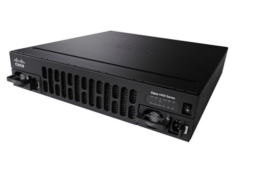 CISCO 4331 3 PORT ROUTER. 6 SLOTS. DESKTOP, RACK,A ND WALL MOUNTABLE. NOT ELIGIB