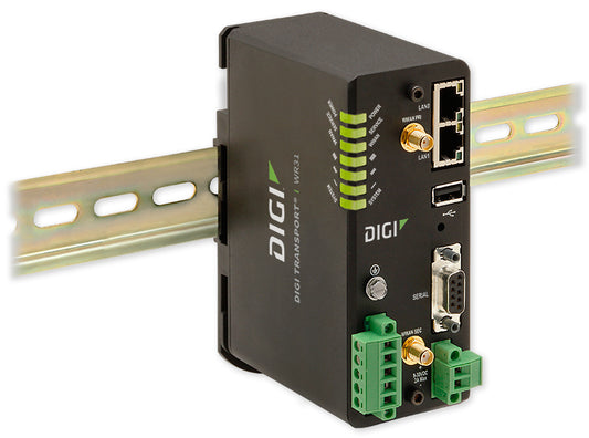 WR31-M22A-DE1-TB - Digi TRANSPORT WR31 - LTE EMEA/APAC (450MHZ), NO POWER SUPPLY, NO ANTENNAS