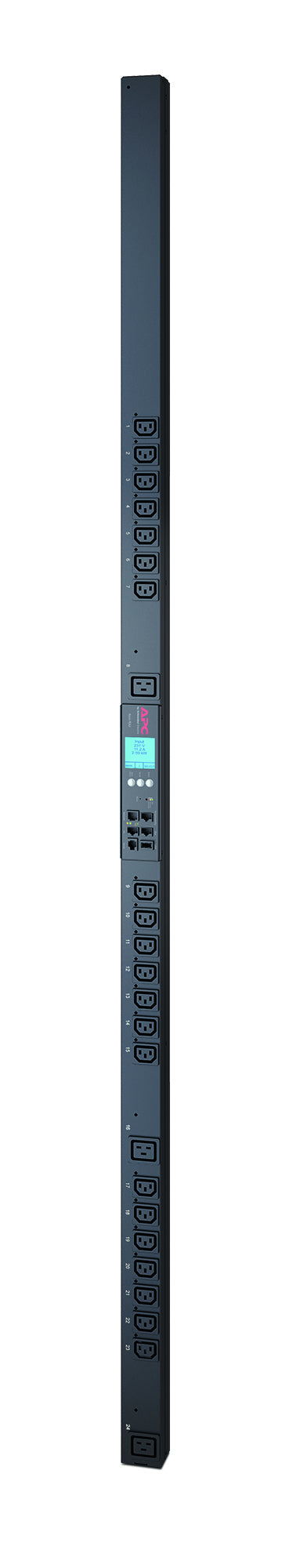 RACK PDU 2G, METERED BY OUTLET WITH SWITCHING, ZEROU, 20A/208V, 16A/230V, (21) C