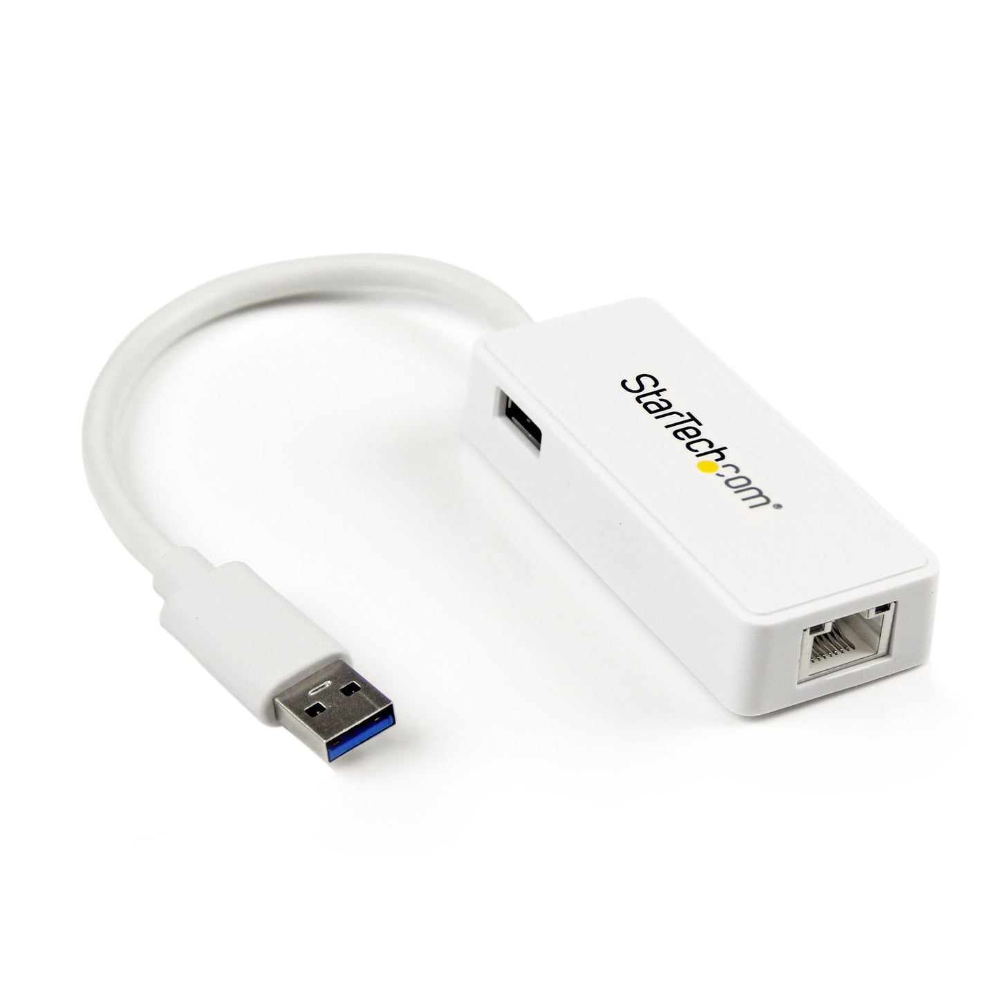 ADD A GIGABIT ETHERNET PORT AND A USB 3.0 PASS-THROUGH PORT TO YOUR LAPTOP THROU