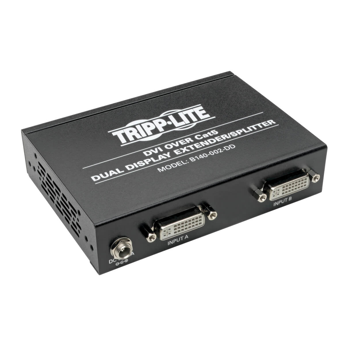 DVI OVER CAT5 DUAL DISPLAY EXTENDER SPLITTER ACTIVE PASSIVE TAA