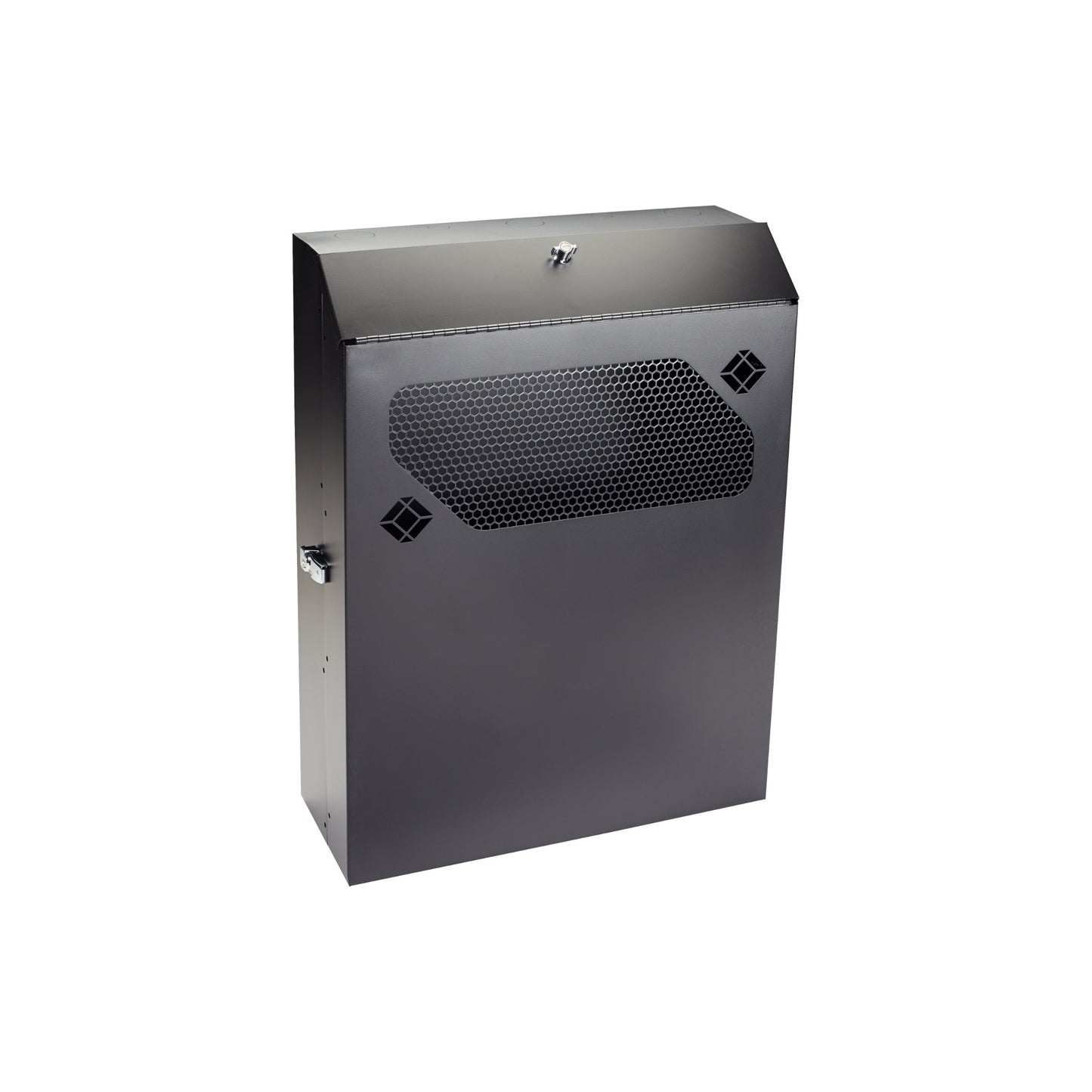 LOW-PROFILE VERTICAL WALLMOUNT CABINET - 4U, 24"D EQUIPMENT, GSA, TAA