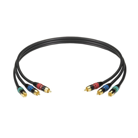 Black Box RCA/RCA, 15.2-m component (YPbPr) video cable 598.4" (15.2 m) 3 x RCA