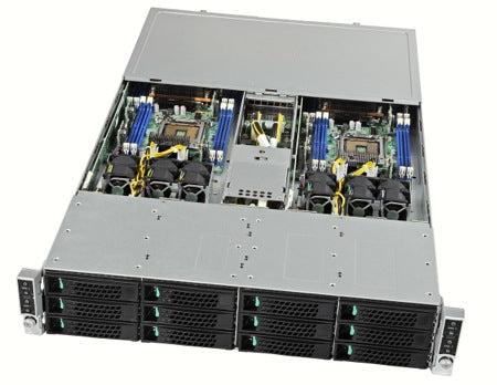 Intel H2312LPFJR server barebone LGA 1356 (Socket B2) Rack (2U) Black,Metallic