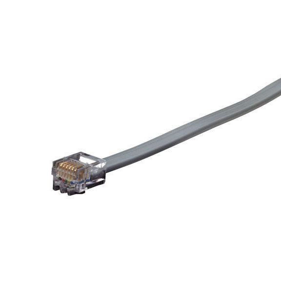 RJ-11 6-WIRE MODULAR CBL CUSTOM LNGTH/STRAIGHT-PIN- SPECIFY LENGTH, 75 ...