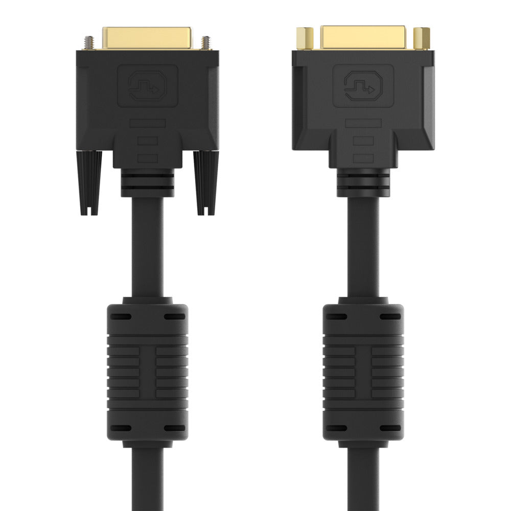 DISPLAY CABLE - 24 PIN DIGITAL DVI - MALE - 24 PIN DIGITAL DVI - FEMALE - 10 FEE