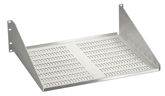 IT RACKMOUNT VENTED SHELF - FIXED, 3U, 19", 17.2"D, 2-POINT MOUNTING, 50-LB. CAP