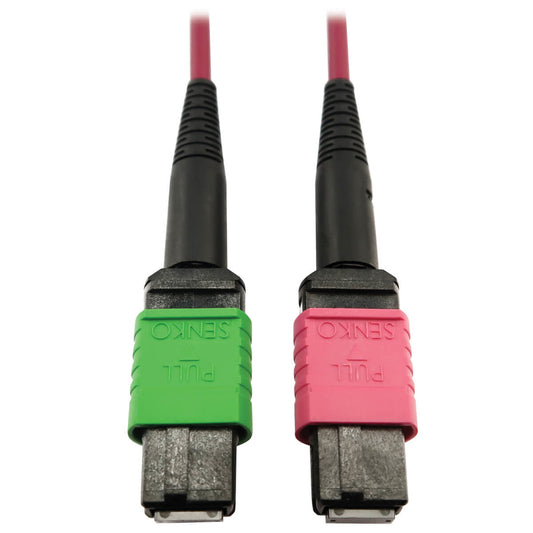 Tripp Lite N846D-05M-16BMG fiber optic cable 196.9" (5 m) MTP OFNP OM4 Magenta