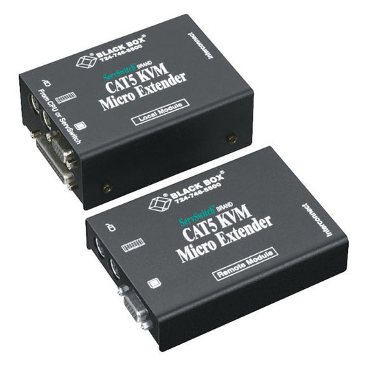 MICRO KVM EXTENDER - VGA, PS/2, DUAL-ACCESS, CATX, GSA, TAA