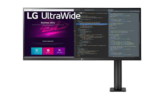 34IN LG MONITOR, 3440X1440, IPS,  HDMI 2.0 (2), DISPLAY PORT,  USB 3.0 (1 UP, 2