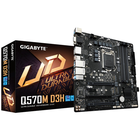 Gigabyte Q570M D3H (rev. 1.0) Intel Q570 Express LGA 1200 micro ATX