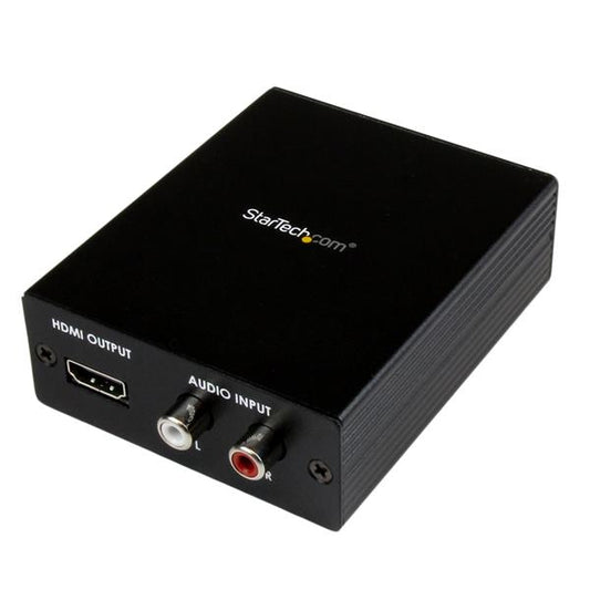 CONNECT YOUR VGA OR COMPONENT VIDEO SOURCE TO AN HDMI DISPLAY - VGA TO HDMI CONV