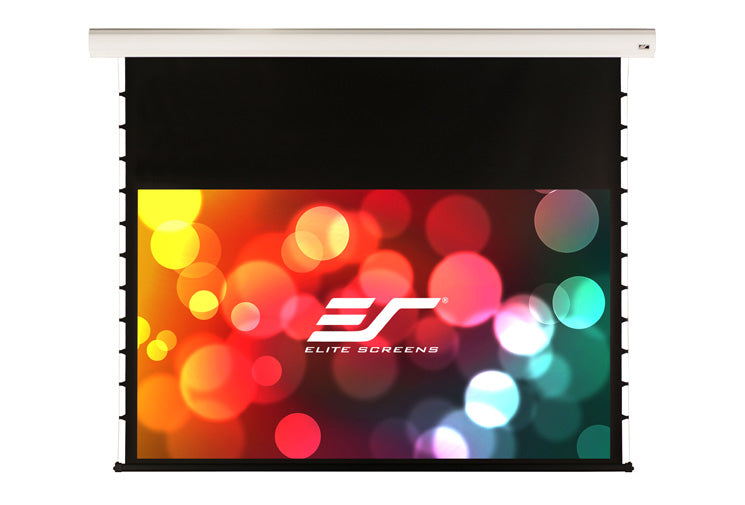 STT92UHD5-E12 - Elite Screens 92D ALR MOTORIZETENSIONSCREEN,V45X80,16:9,IR/RF/WALLBOX,BLK