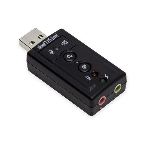 SD-CM-UAUD71 - SYBA USB STEREO AUDIO ADPTR, 7.1 CHANNEL,C-ME