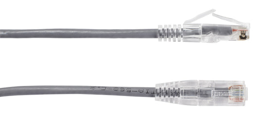 C6PC28-GY-20 - Black Box CAT6 250-MHZ SNAGLESS 28AWG STRANDED ETHERNET PATCH CABLE - UNSHIELDED (UTP), CM