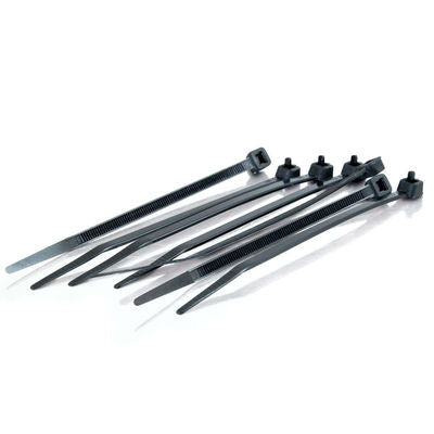 43038 - C2G 7.5IN CABLE TIE MULTIPACK - BLACK (TAA COMPLIANT)