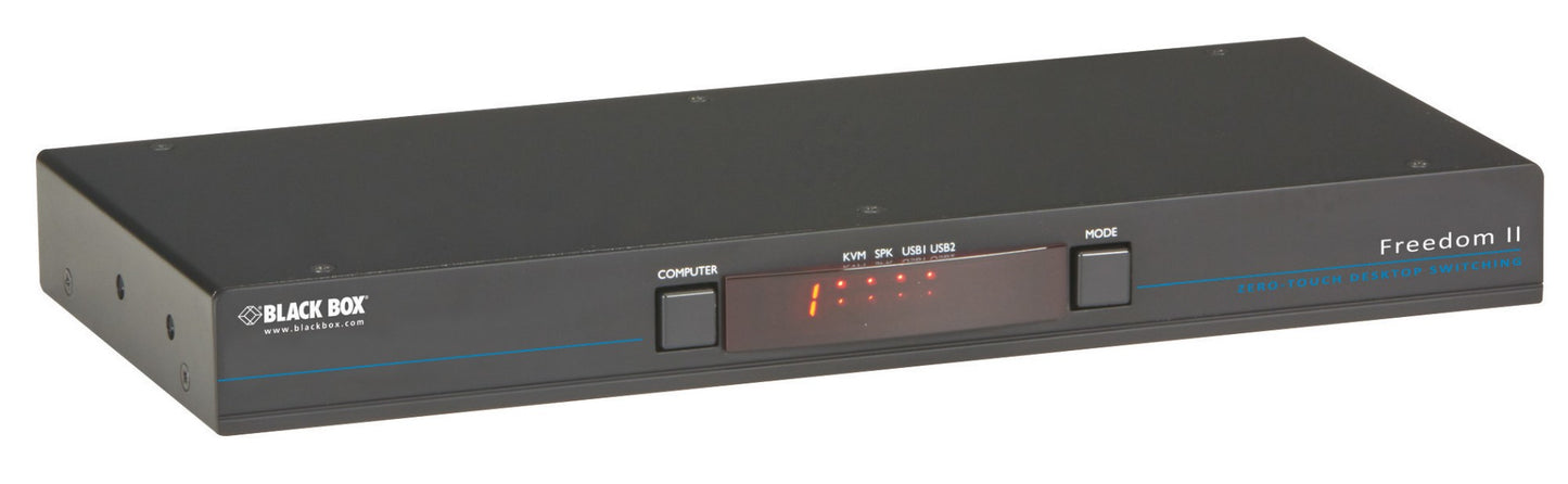 KV0004A-R2 - Black Box KM SWITCH WITH GLIDE AND SWITCH MOUSE SWITCHING - 4-PORT, GSA, TAA