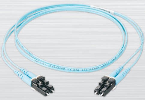 Panduit FZ2ERLNLNONM002 fiber optic cable 78.7" (2 m) LC OM4 Aqua color