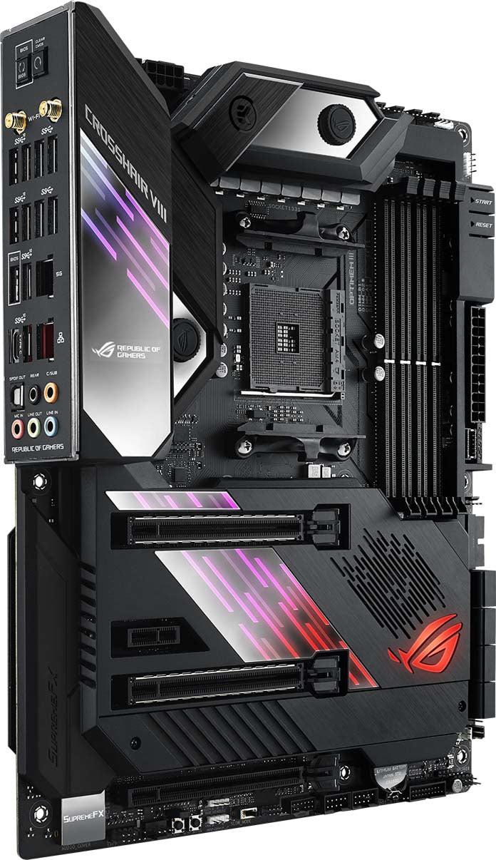 ROG X570 CROSSHAIR VIII FORMULA ATX MOTHERBOARD WITH PCIE 4.0, ON-BOARD WIF