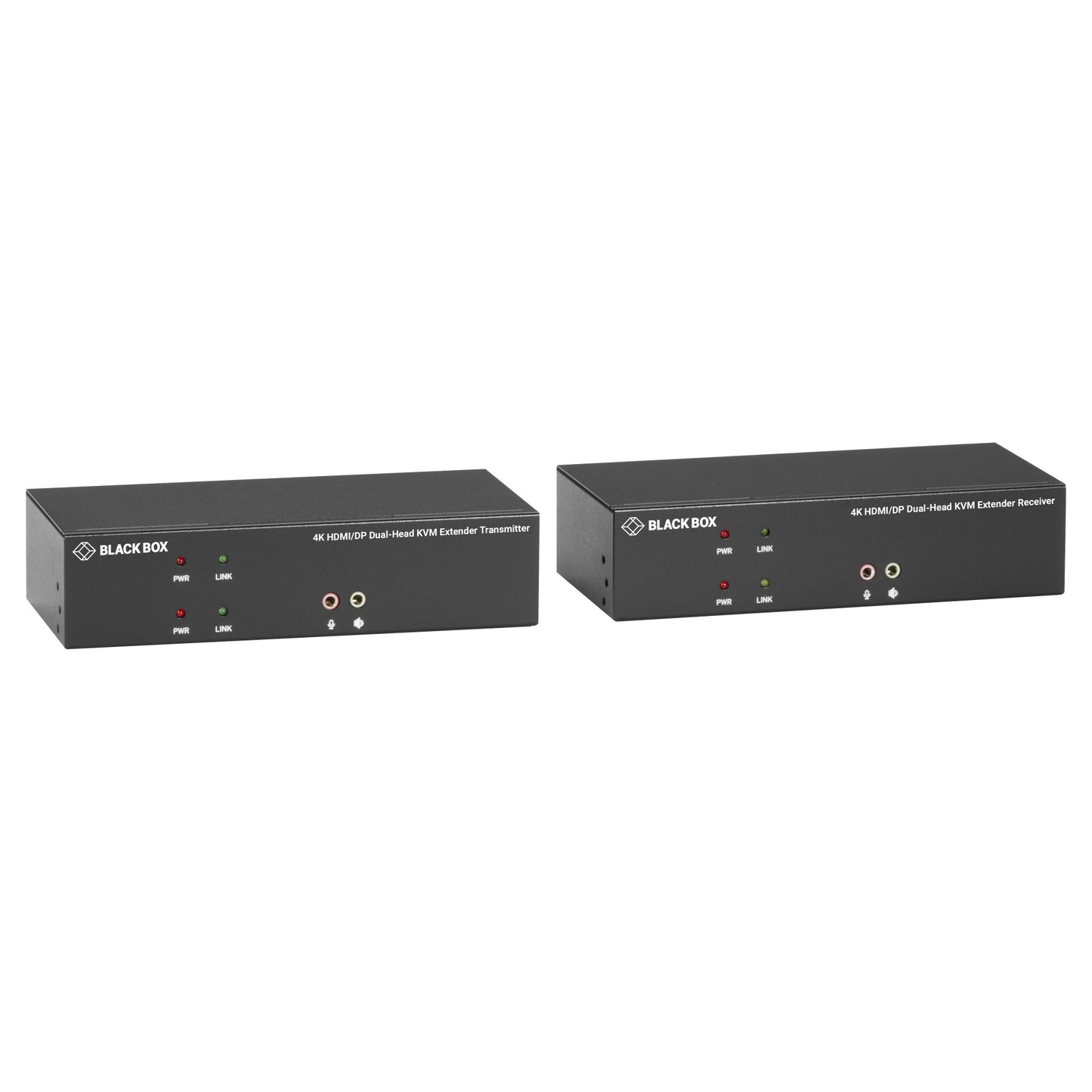 KVM EXTENDER KIT OVER FIBER-DUAL-MONITOR,HDMI/DISPLAYPORT 4K30,USB 2.0,AUDIO,SER